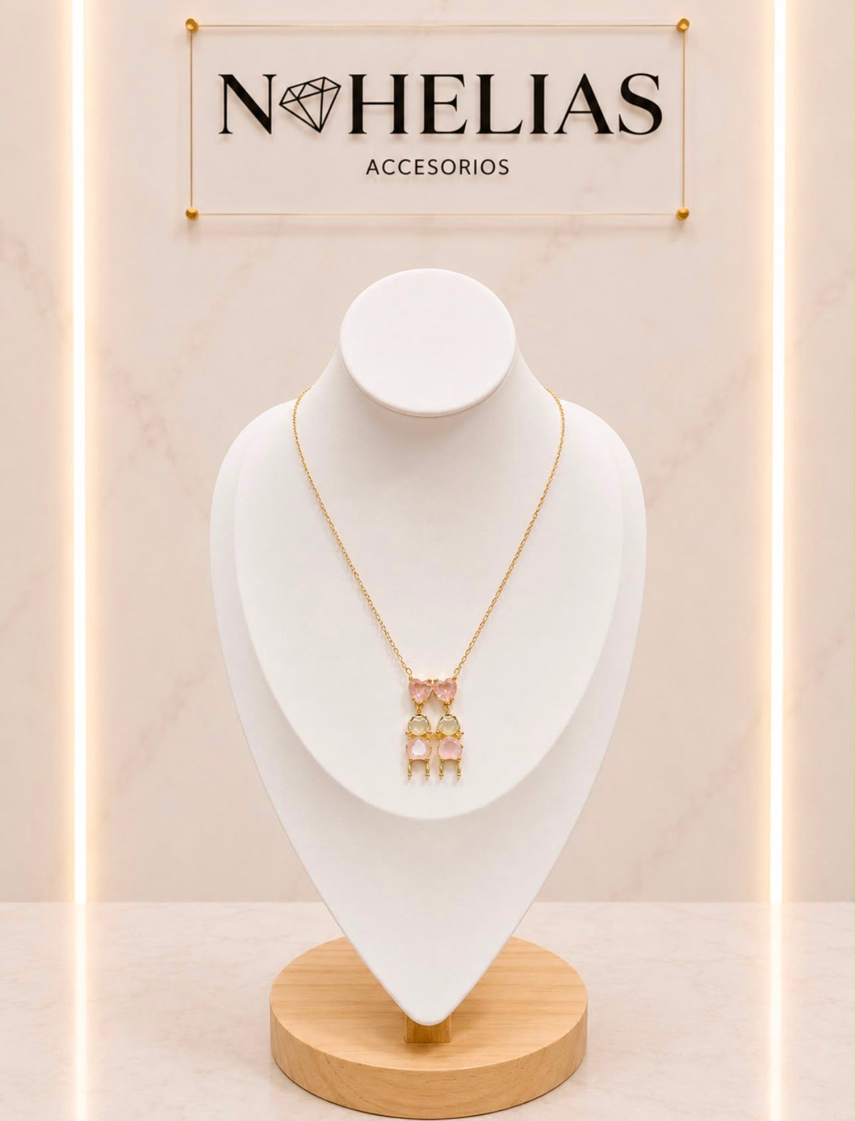 BLUSH CRYSTAL DROP