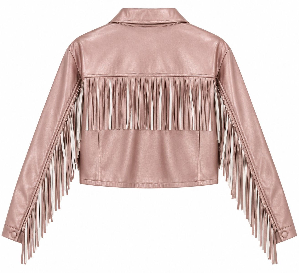 ROSE GOLD FRINGE JACKET