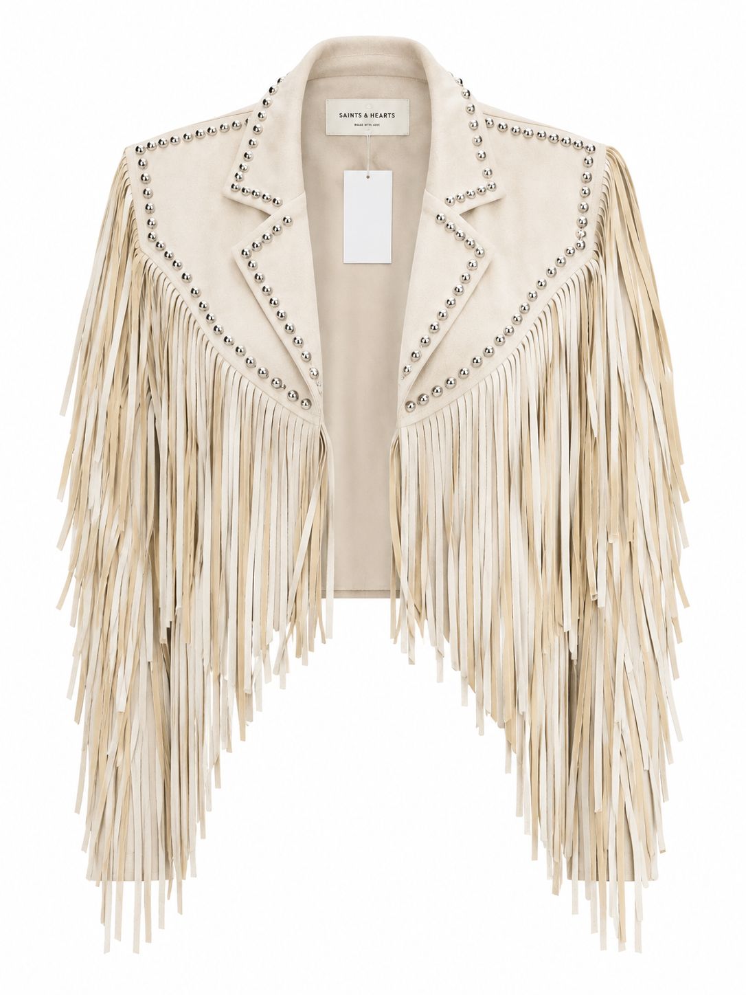 IVORY FRINGE JACKET