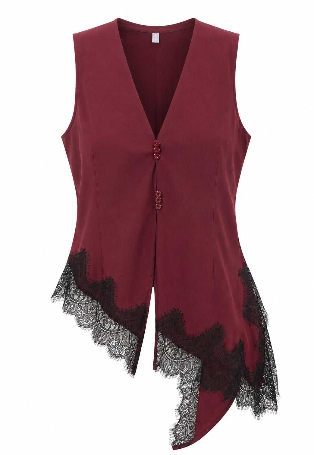 WINE LACE BLOUSE