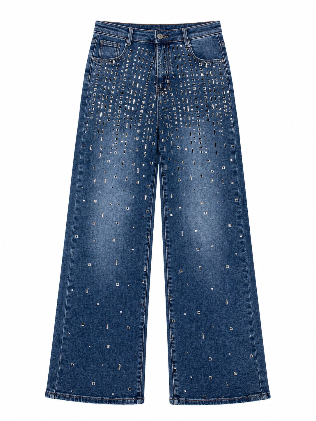 SILVER SPARKLE JEANS