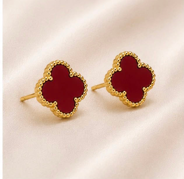 ARETES TRÉBOL SCARLET