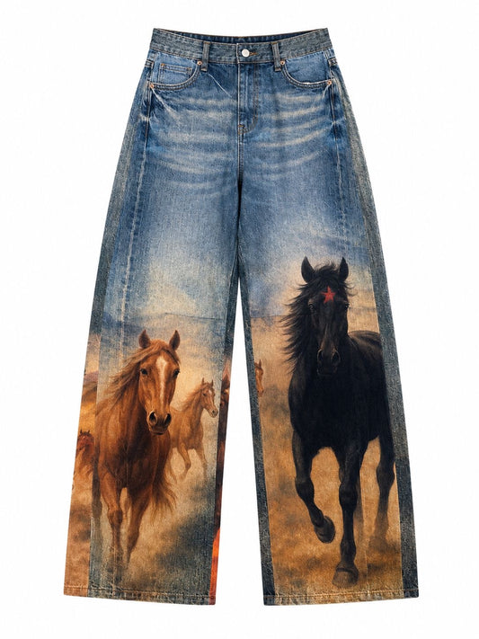 WESTERN HORSES JEANS