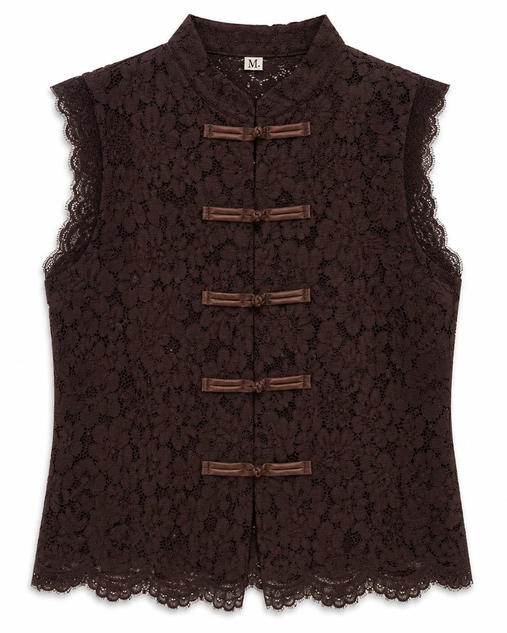 MOCHA LACE TOP