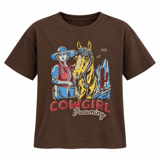 COWGIRL DREAMING GRAPHIC TEE