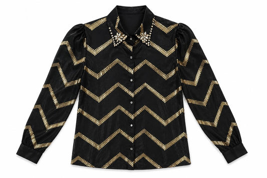 GOLDEN LUXE BLOUSE