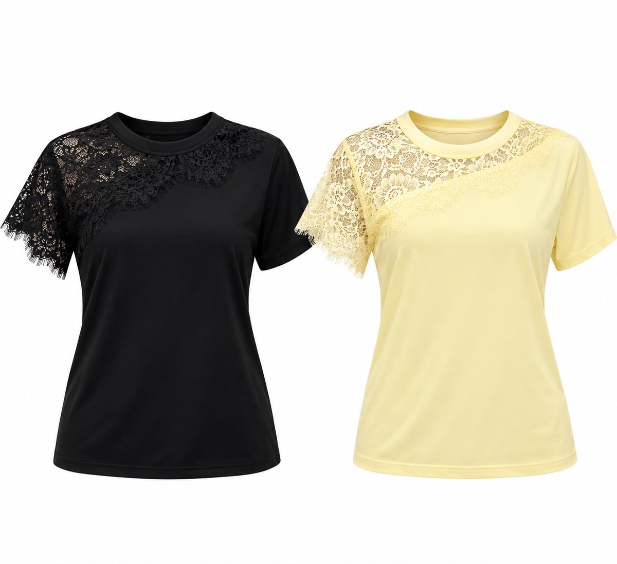 CHIC LACE SLEEVE TOP