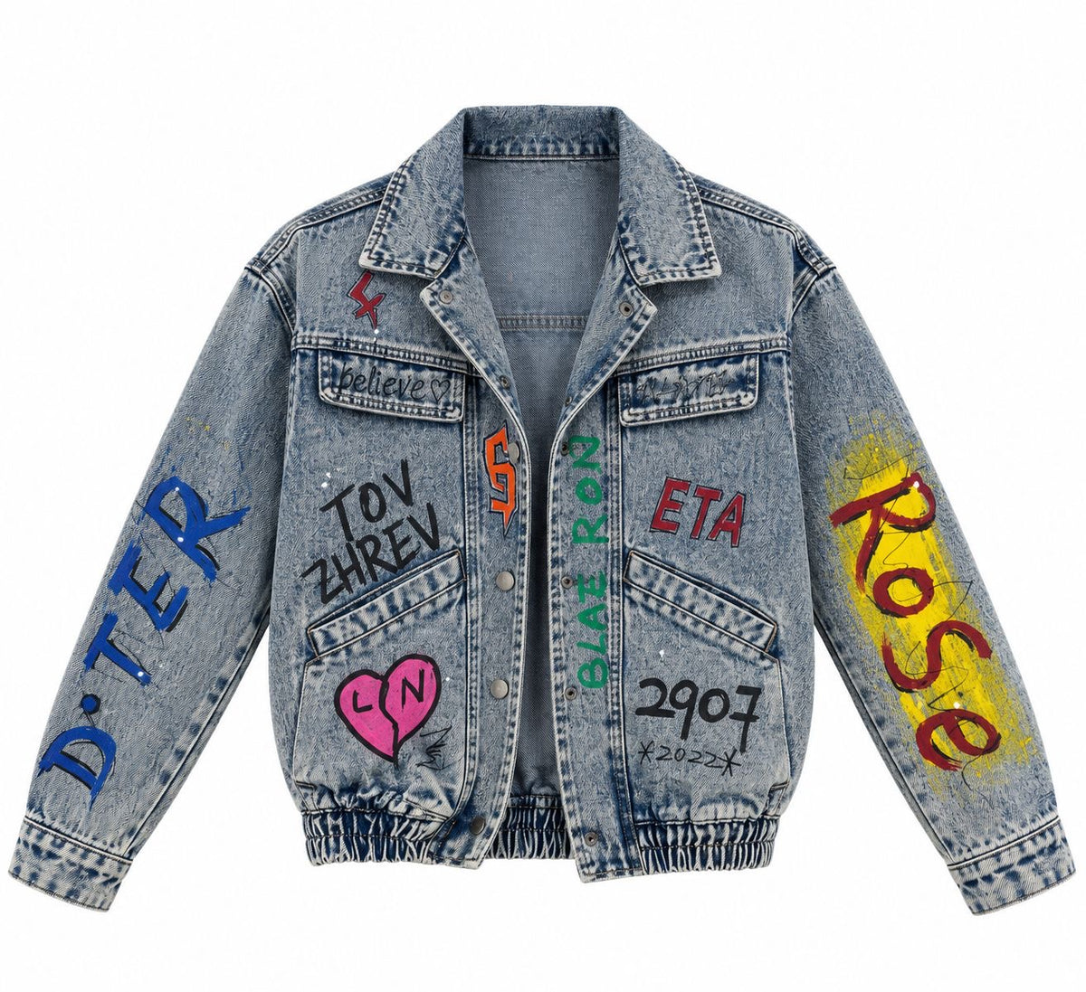 STREET ART DENIM JACKET