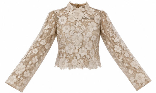 FLORAL LACE BLOUSE