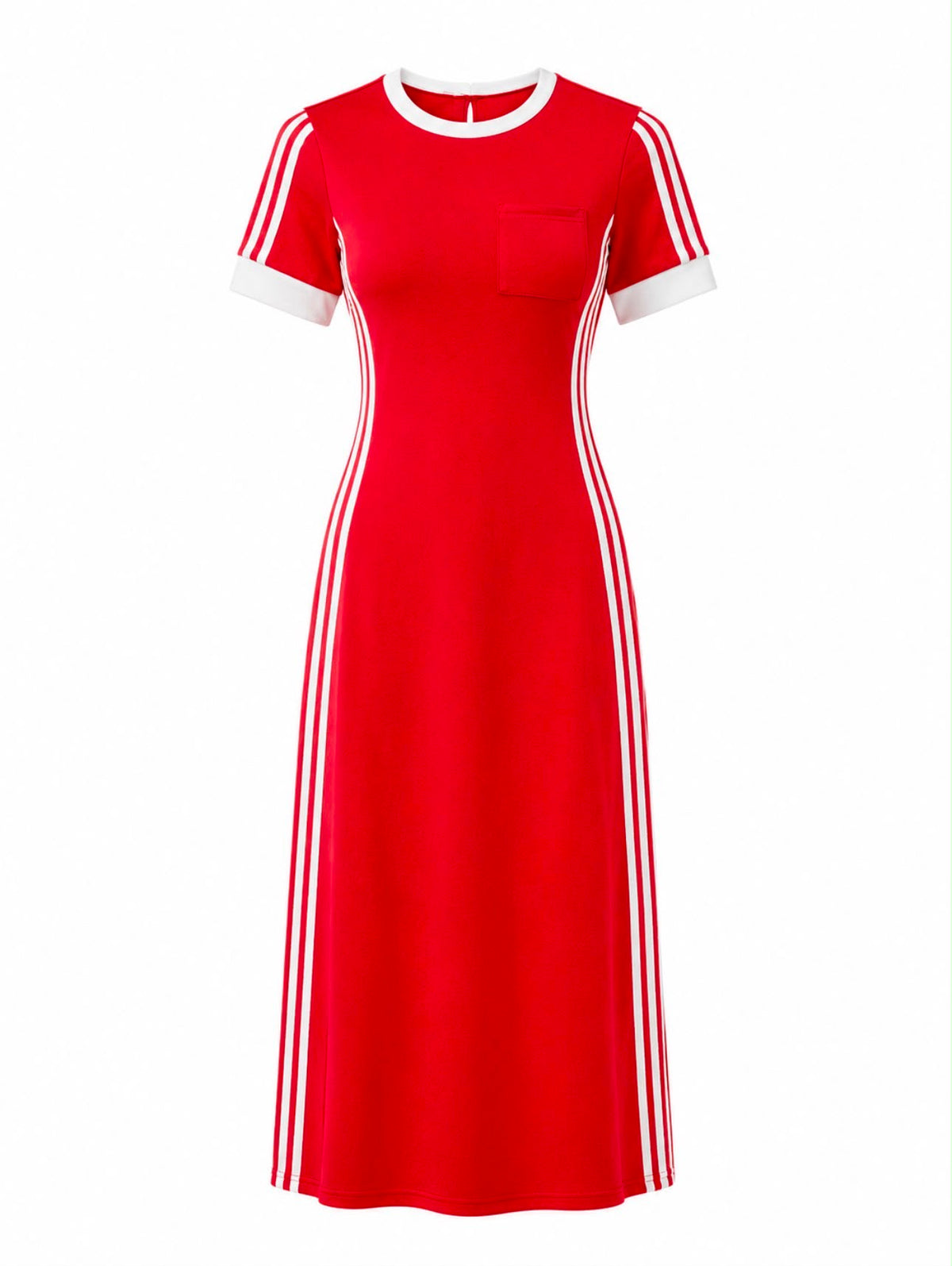 RED STRIPE DRESS