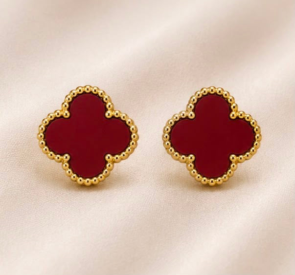 ARETES TRÉBOL SCARLET