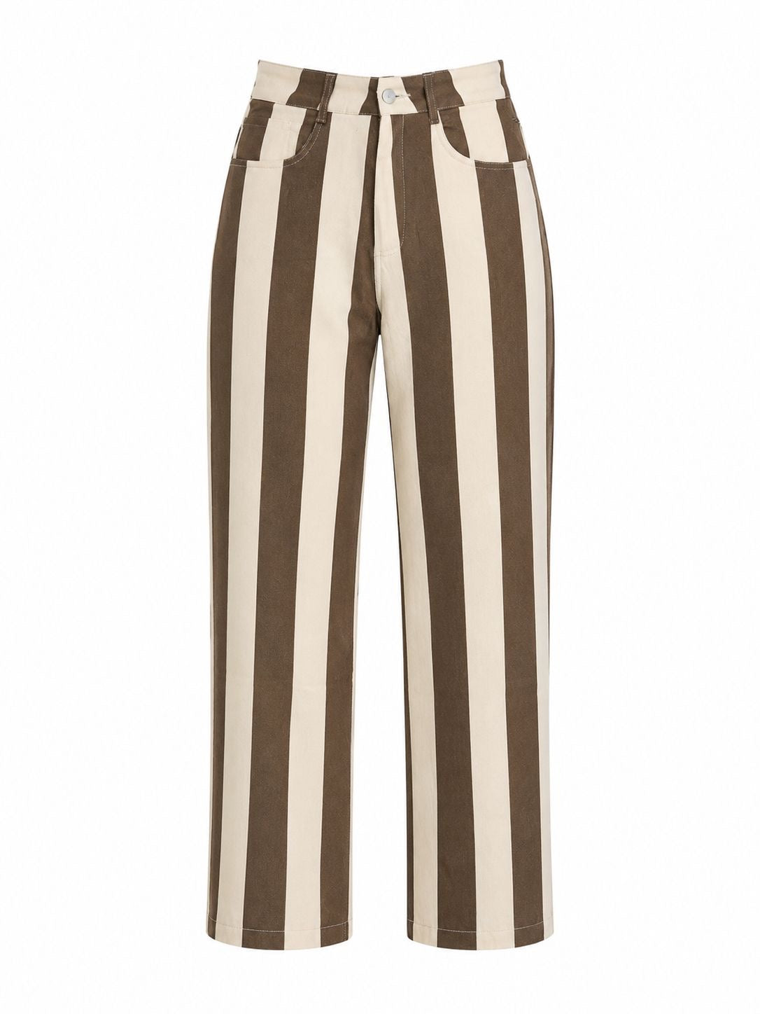 MOCHA STRIPE PANTS