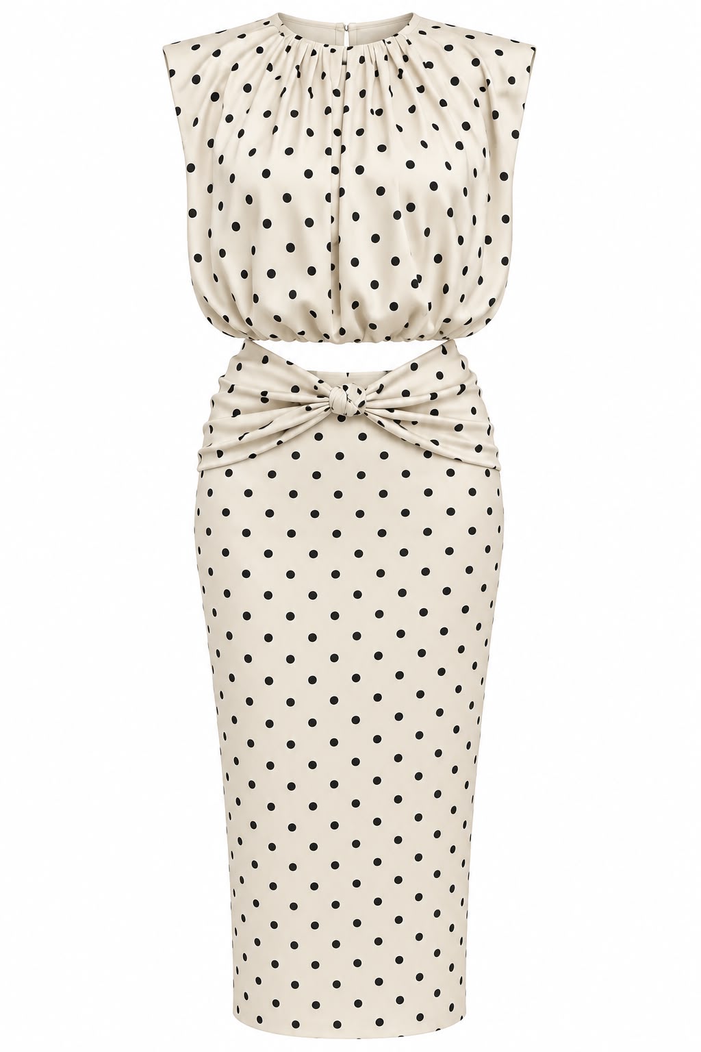 POLKA DOT RUCHED SET